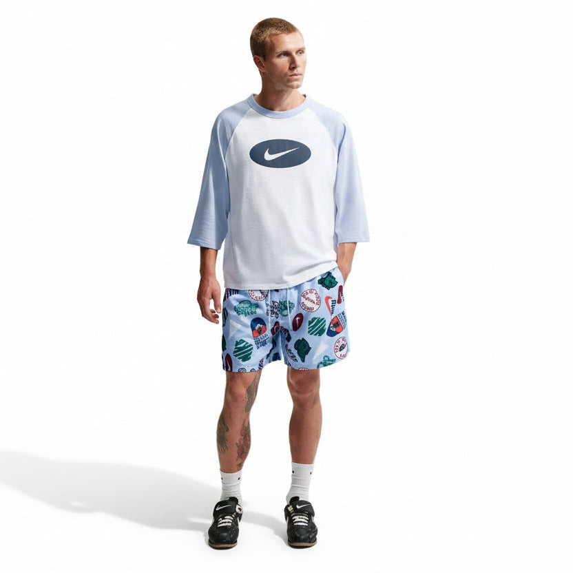 Nike Mens Sportwear Club Woven Flow Shorts - Hydrogen Blue