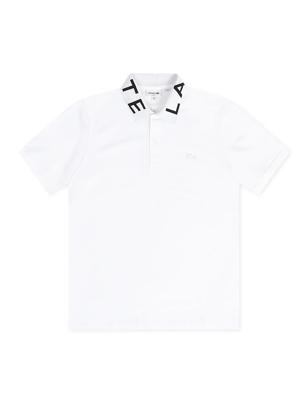 Lacoste Branded Polo - White