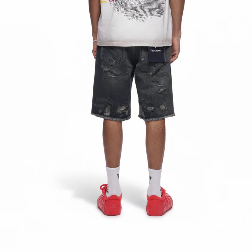 Valabasas Clipped Jorts - Dark Dirty Blue